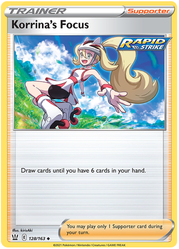 Korrina's Focus (128/163) [Sword & Shield: Battle Styles] | Jomio and Rueliete's Cards and Comics