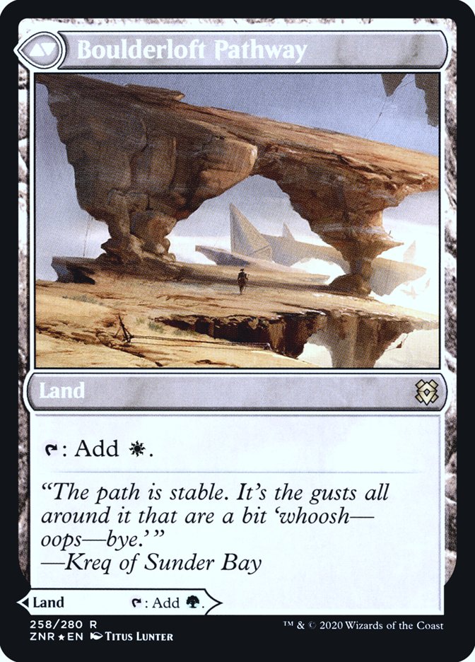 Branchloft Pathway // Boulderloft Pathway [Zendikar Rising Prerelease Promos] | Jomio and Rueliete's Cards and Comics