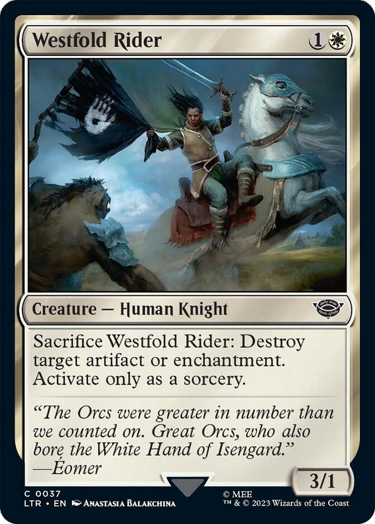 Westfold Rider [The Lord of the Rings: Tales of Middle-Earth] | Jomio and Rueliete's Cards and Comics
