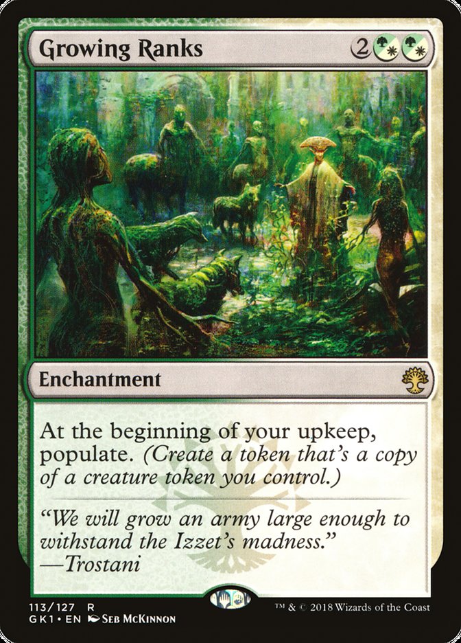 Growing Ranks [Guilds of Ravnica Guild Kit] | Jomio and Rueliete's Cards and Comics