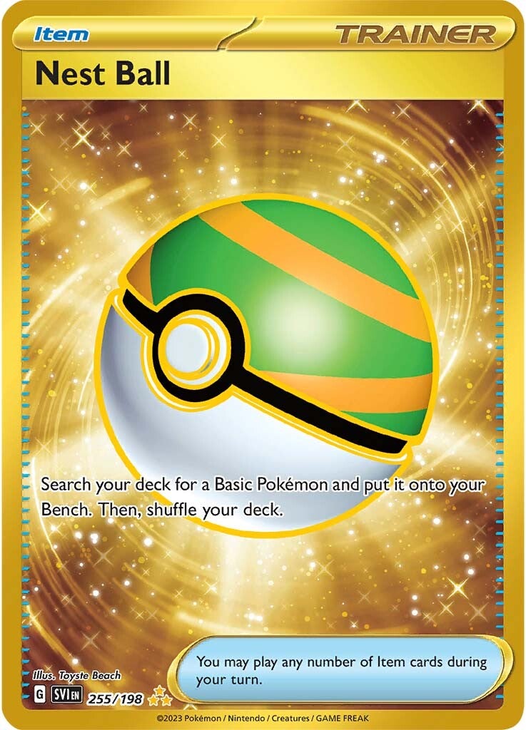 Nest Ball (255/198) [Scarlet & Violet: Base Set] | Jomio and Rueliete's Cards and Comics