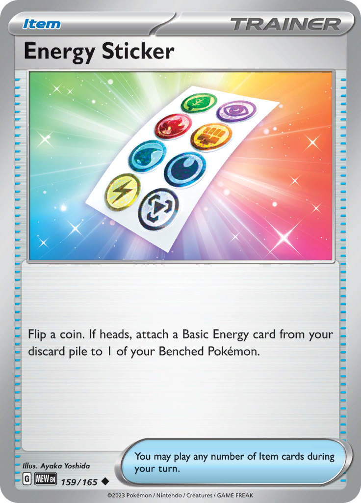 Energy Sticker (159/165) [Scarlet & Violet 151] | Jomio and Rueliete's Cards and Comics