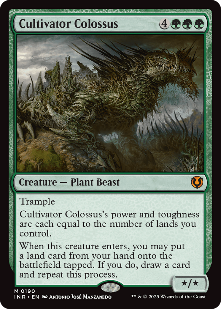 Cultivator Colossus [Innistrad Remastered] | Jomio and Rueliete's Cards and Comics