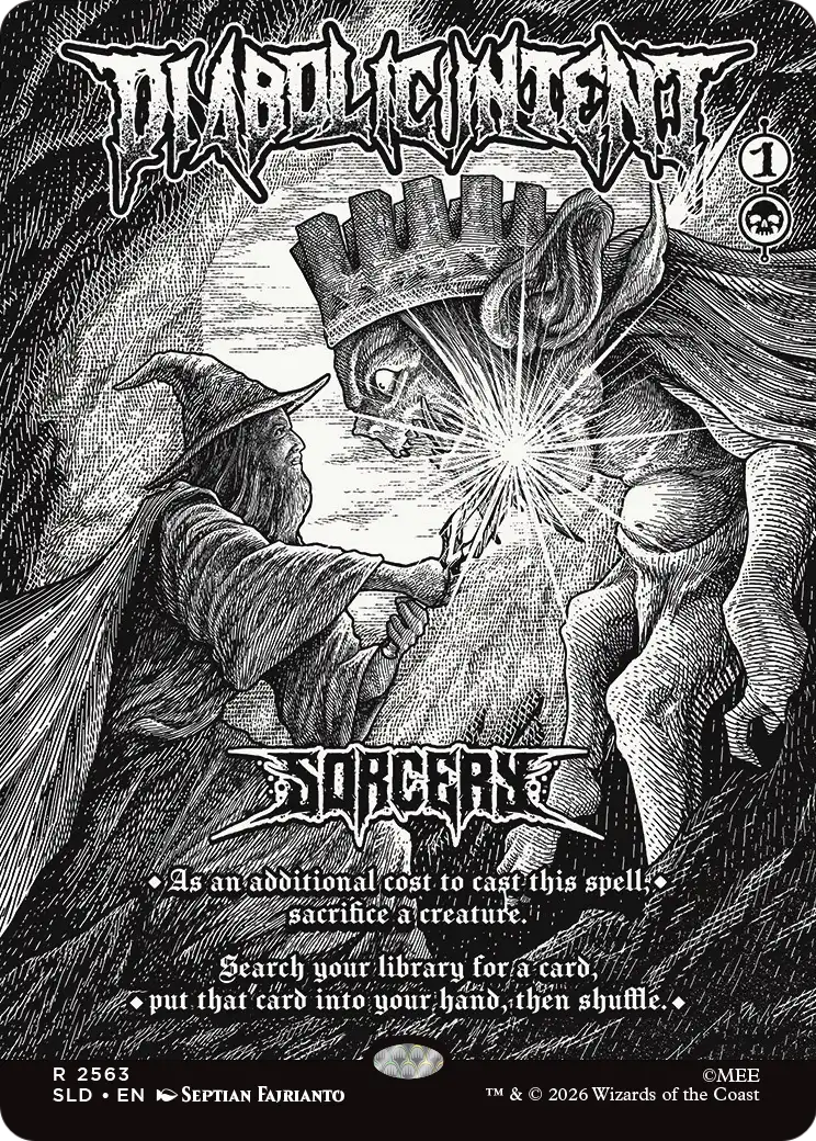 Diabolic Intent [Secret Lair Drop Series] | Jomio and Rueliete's Cards and Comics