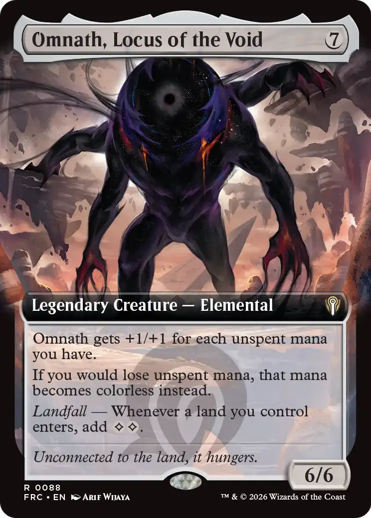 Omnath, Locus of the Void (Extended Art) [Reality Fracture Commander] | Jomio and Rueliete's Cards and Comics