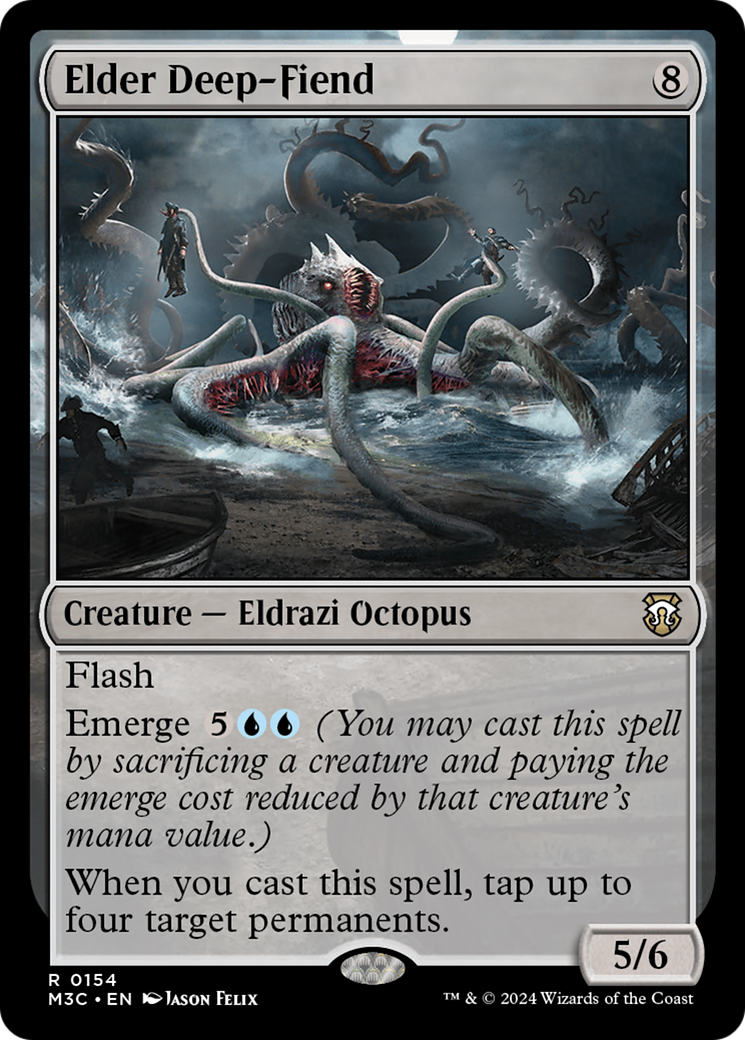 Elder Deep-Fiend (Ripple Foil) [Modern Horizons 3 Commander] | Jomio and Rueliete's Cards and Comics