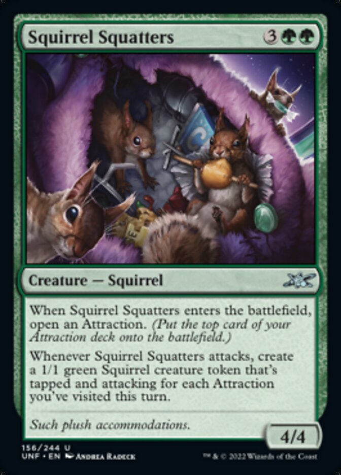 Squirrel Squatters [Unfinity] | Jomio and Rueliete's Cards and Comics