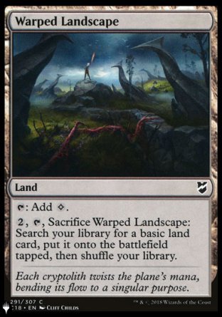 Warped Landscape [The List] | Jomio and Rueliete's Cards and Comics