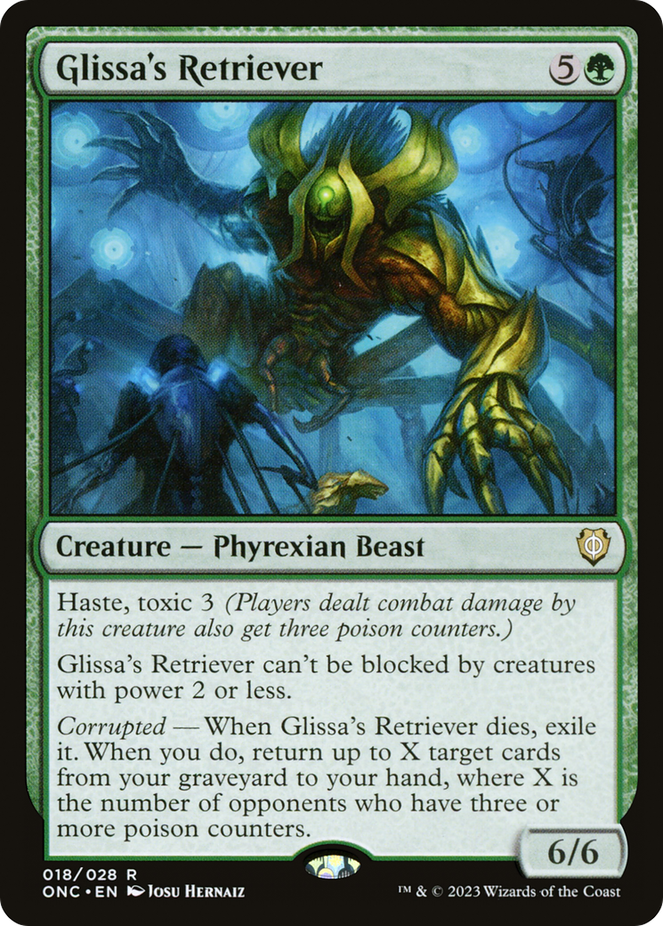 Glissa's Retriever [Phyrexia: All Will Be One Commander] | Jomio and Rueliete's Cards and Comics