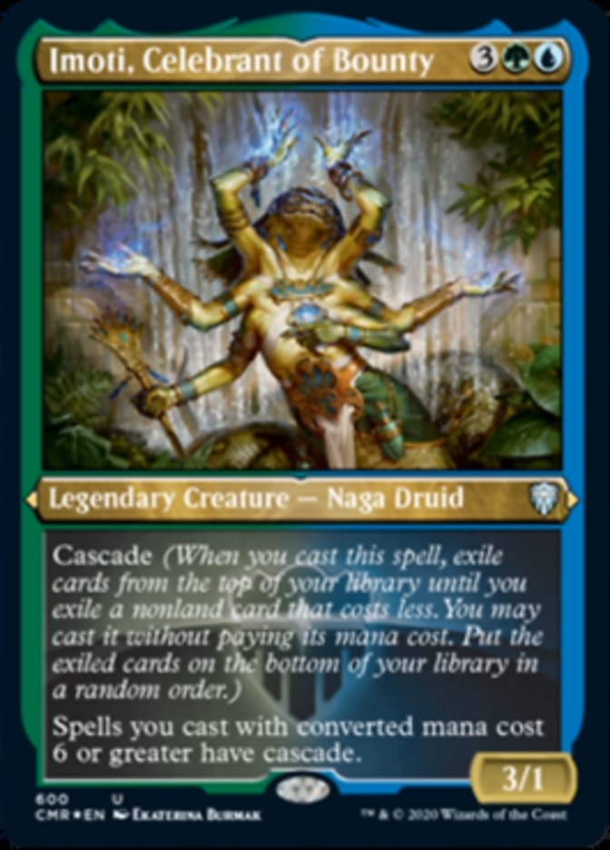 Imoti, Celebrant of Bounty (Etched) [Commander Legends] | Jomio and Rueliete's Cards and Comics