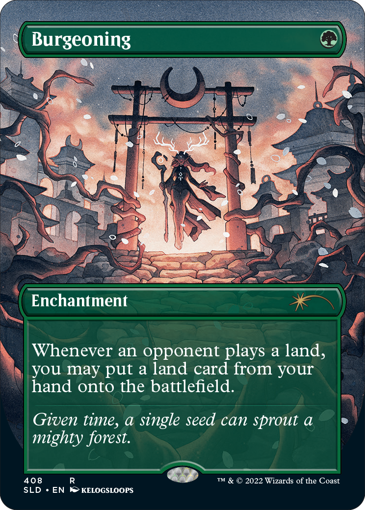 Burgeoning (Borderless) [Secret Lair Drop Series] | Jomio and Rueliete's Cards and Comics