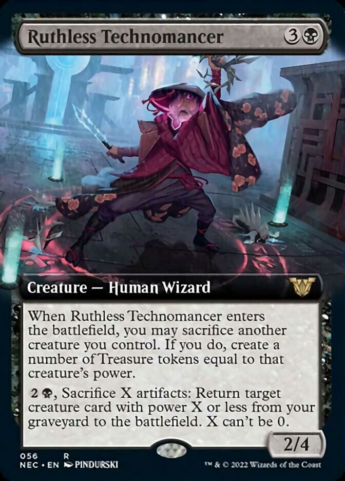 Ruthless Technomancer (Extended Art) [Kamigawa: Neon Dynasty Commander] | Jomio and Rueliete's Cards and Comics