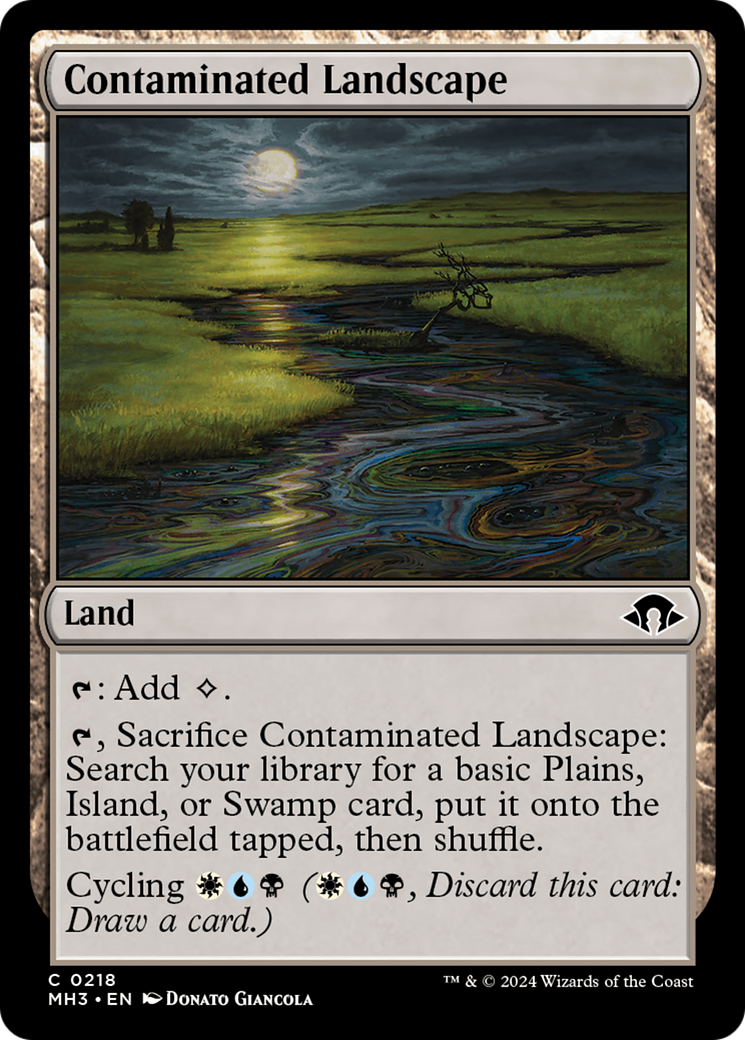 Contaminated Landscape [Modern Horizons 3] | Jomio and Rueliete's Cards and Comics