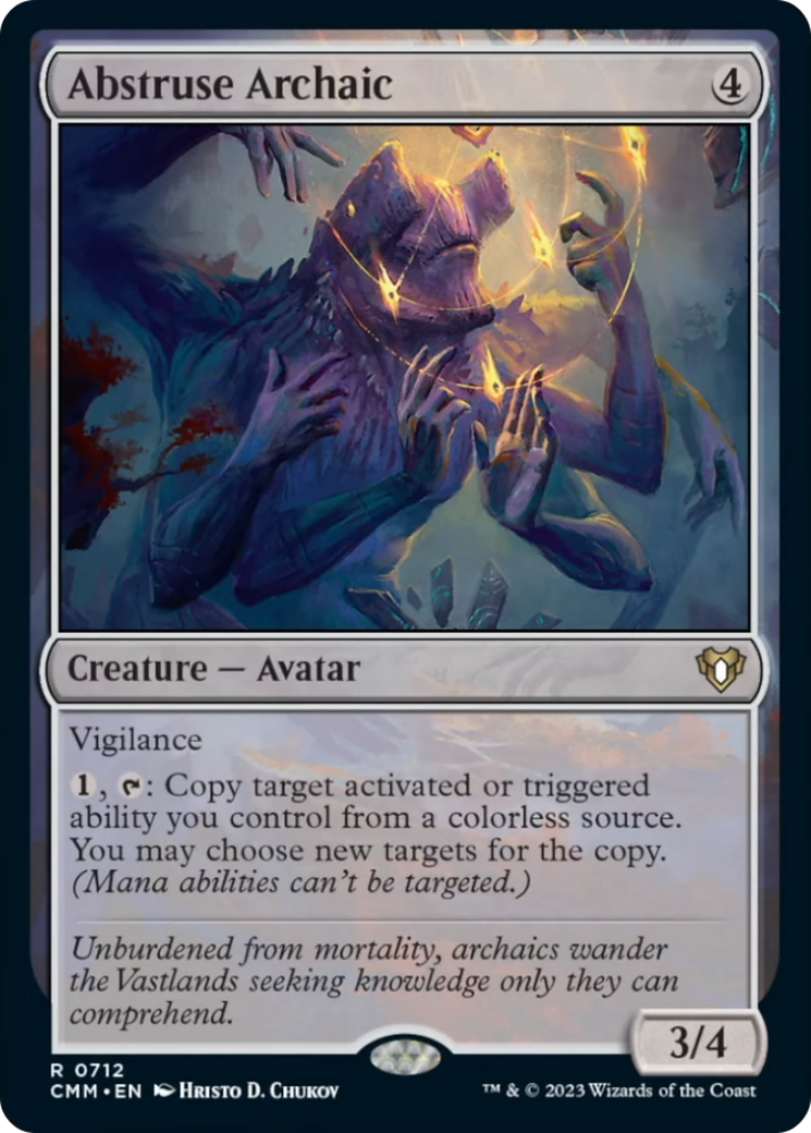 Abstruse Archaic [Commander Masters] | Jomio and Rueliete's Cards and Comics