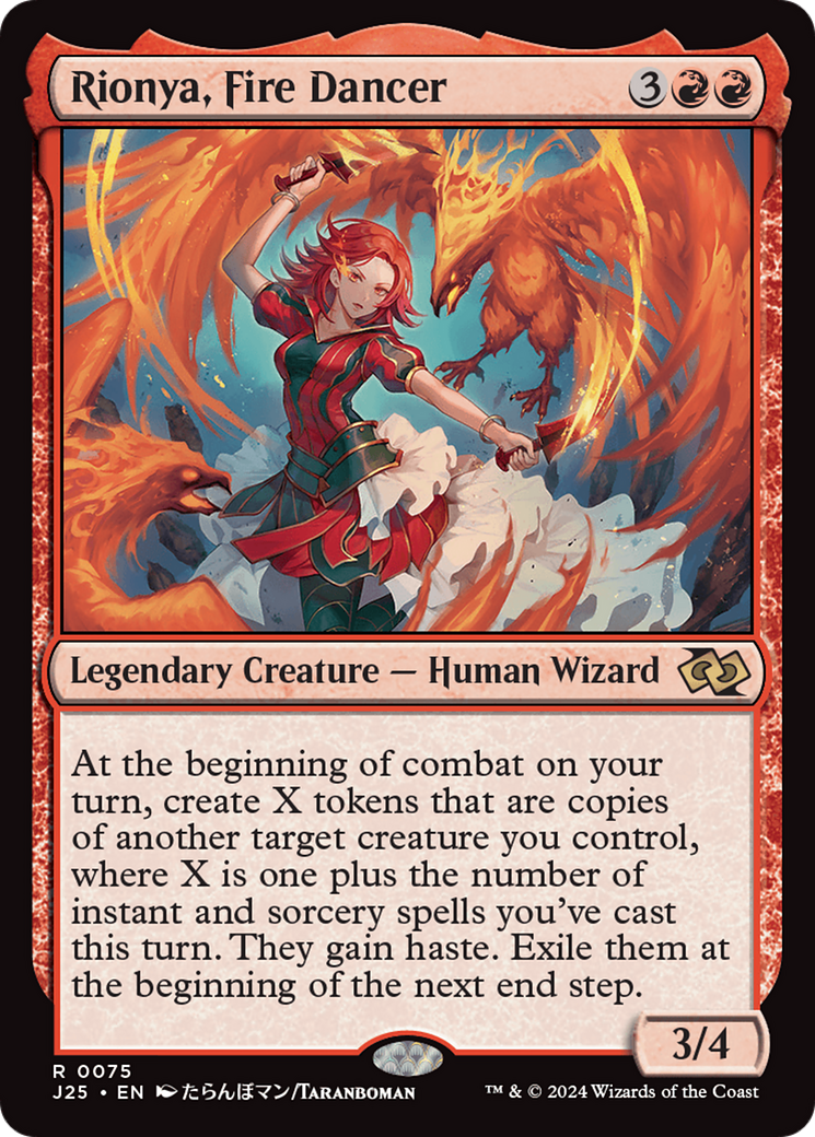 Rionya, Fire Dancer (Anime) [Foundations Jumpstart] | Jomio and Rueliete's Cards and Comics