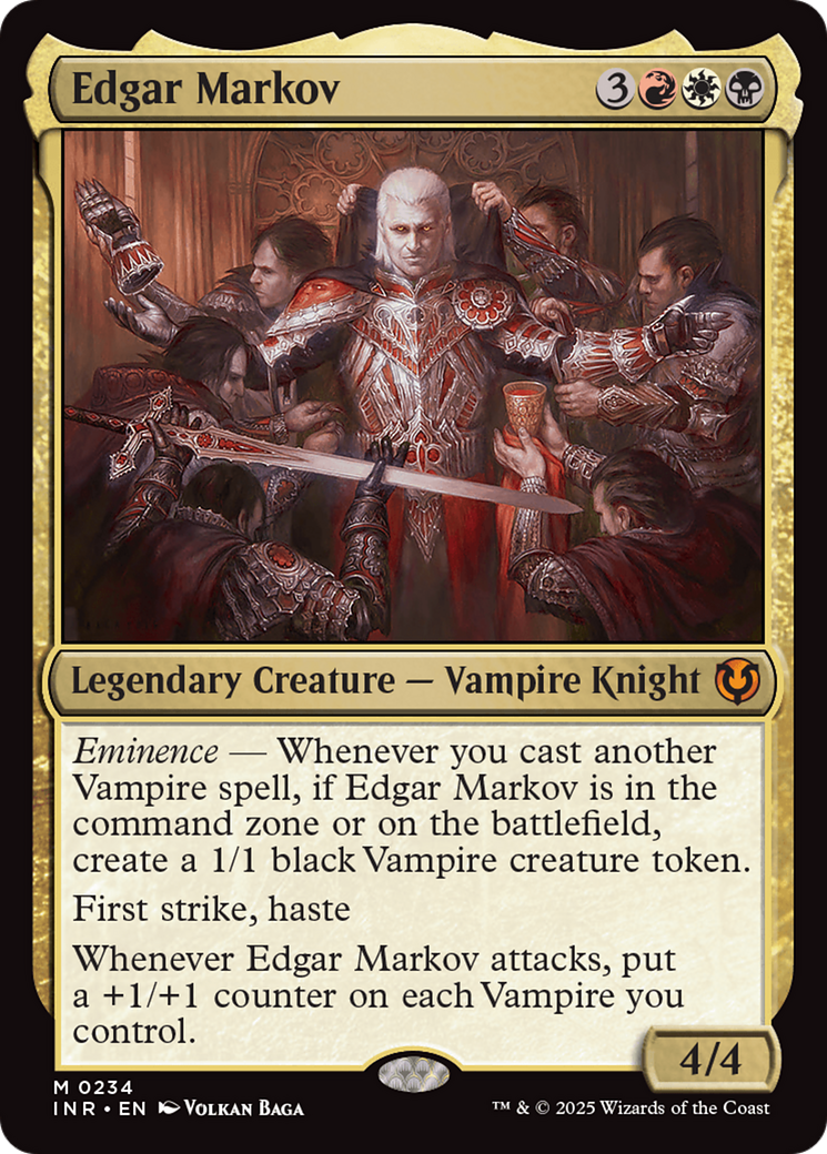 Edgar Markov [Innistrad Remastered] | Jomio and Rueliete's Cards and Comics
