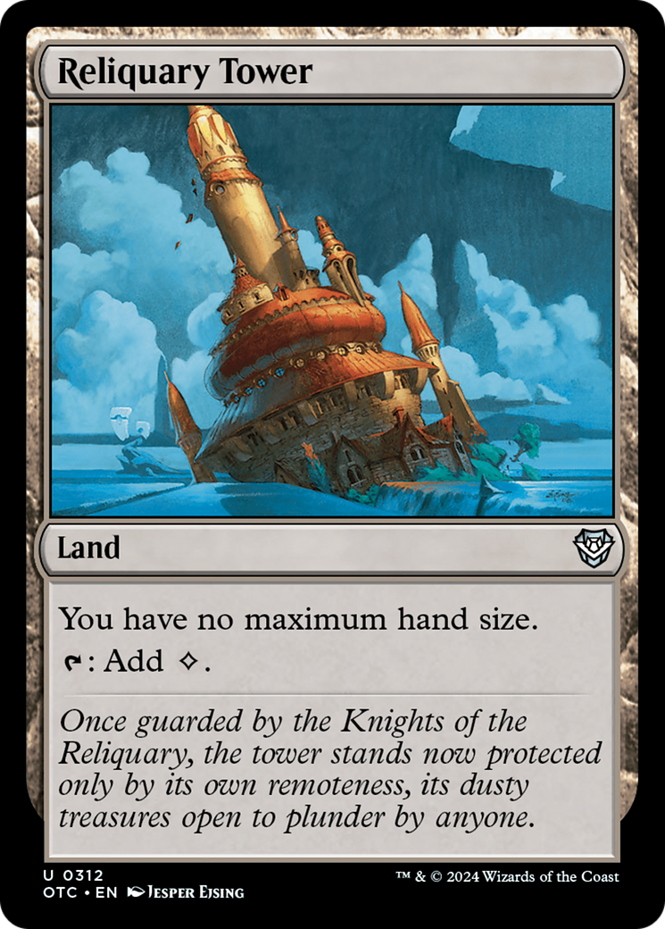 Reliquary Tower [Outlaws of Thunder Junction Commander] | Jomio and Rueliete's Cards and Comics