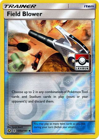 Field Blower (125a/145) (League Promo) [Sun & Moon: Guardians Rising] | Jomio and Rueliete's Cards and Comics