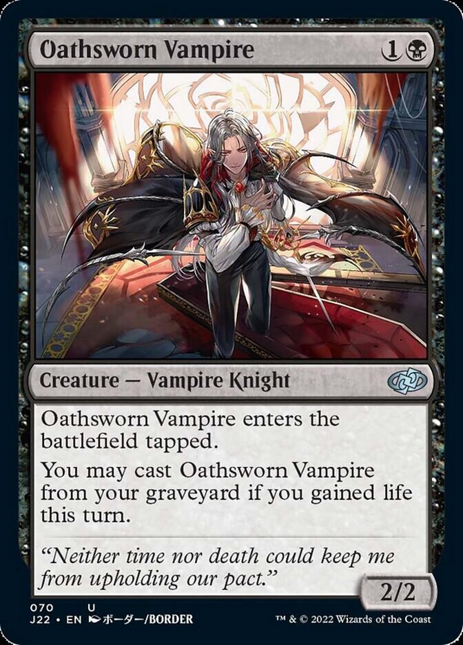 Oathsworn Vampire [Jumpstart 2022] | Jomio and Rueliete's Cards and Comics