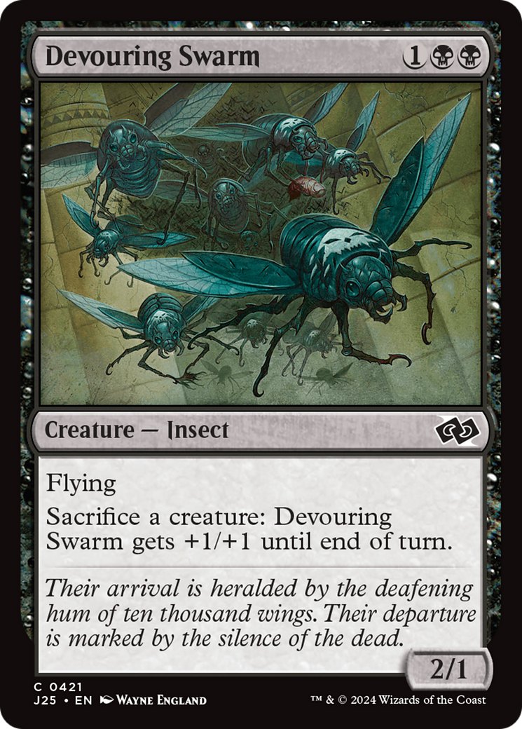 Devouring Swarm [Foundations Jumpstart] | Jomio and Rueliete's Cards and Comics