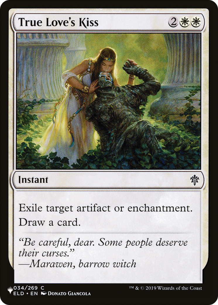 True Love's Kiss [The List] | Jomio and Rueliete's Cards and Comics