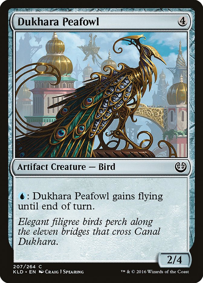 Dukhara Peafowl [Kaladesh] | Jomio and Rueliete's Cards and Comics