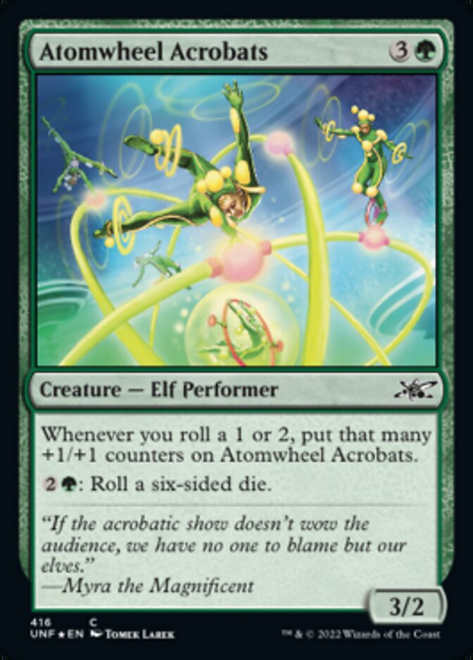 Atomwheel Acrobats (Galaxy Foil) [Unfinity] | Jomio and Rueliete's Cards and Comics