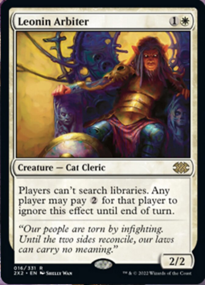 Leonin Arbiter [Double Masters 2022] | Jomio and Rueliete's Cards and Comics
