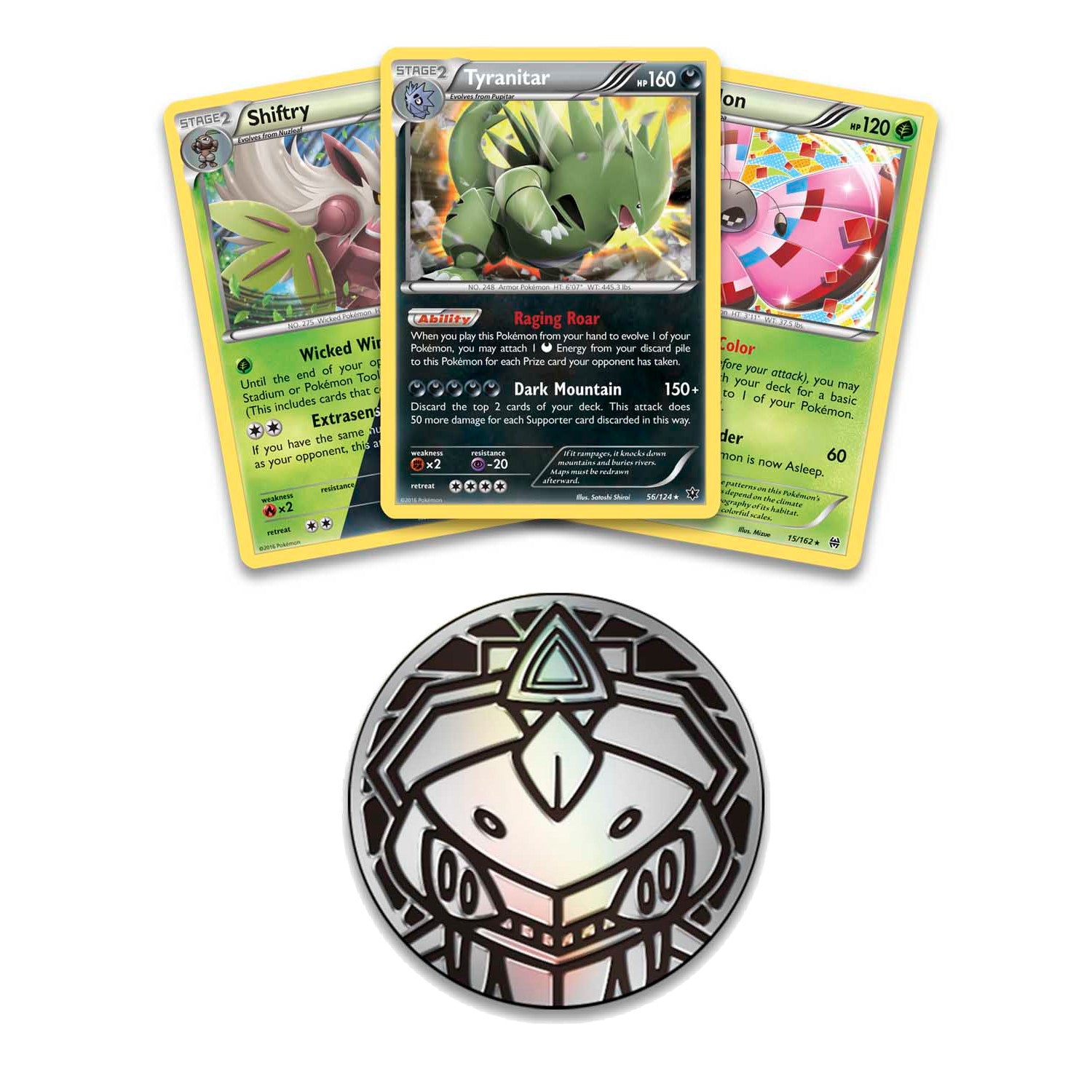 Knock Out Collection (Tyranitar, Shiftry, and Vivillon) | Jomio and Rueliete's Cards and Comics