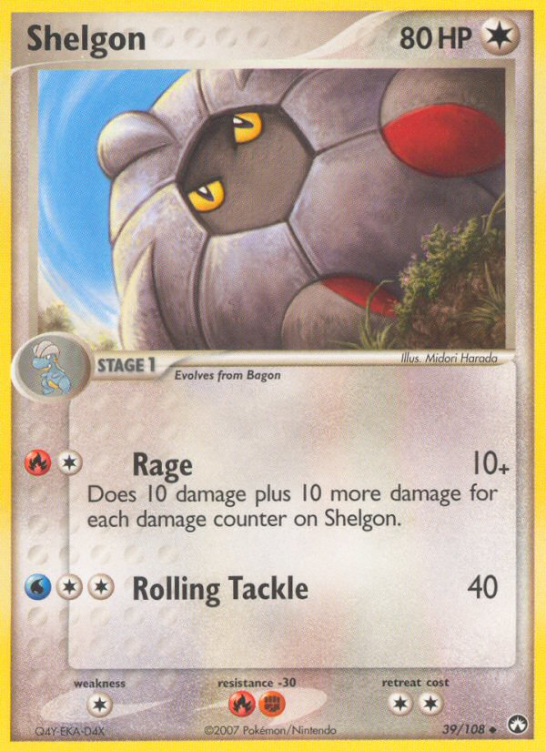 Shelgon (39/108) [EX: Power Keepers] | Jomio and Rueliete's Cards and Comics