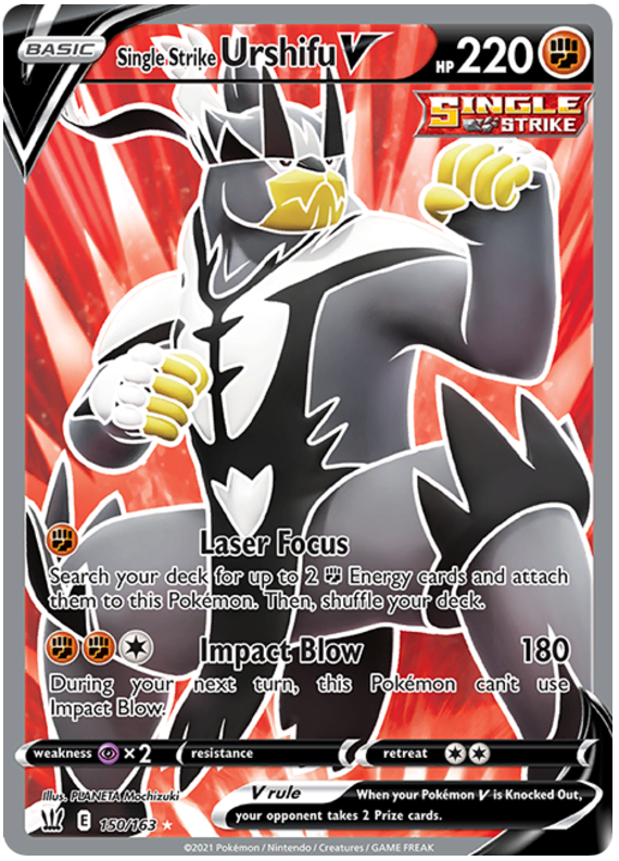 Single Strike Urshifu V (150/163) [Sword & Shield: Battle Styles] | Jomio and Rueliete's Cards and Comics