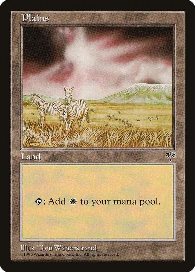 Plains (Zebras / Signature on Left) [Mirage] | Jomio and Rueliete's Cards and Comics
