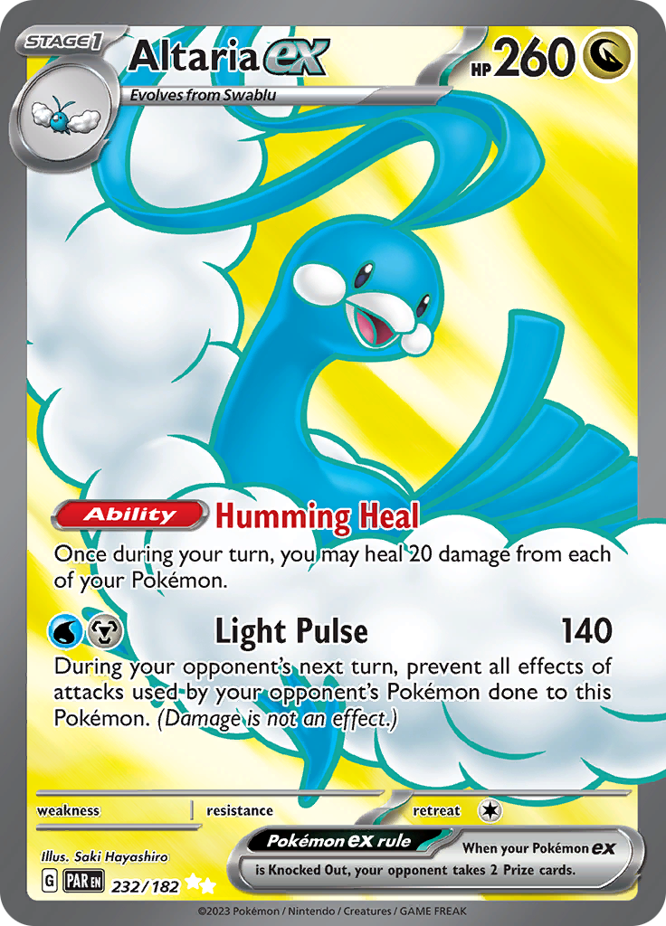 Altaria ex (232/182) [Scarlet & Violet: Paradox Rift] | Jomio and Rueliete's Cards and Comics
