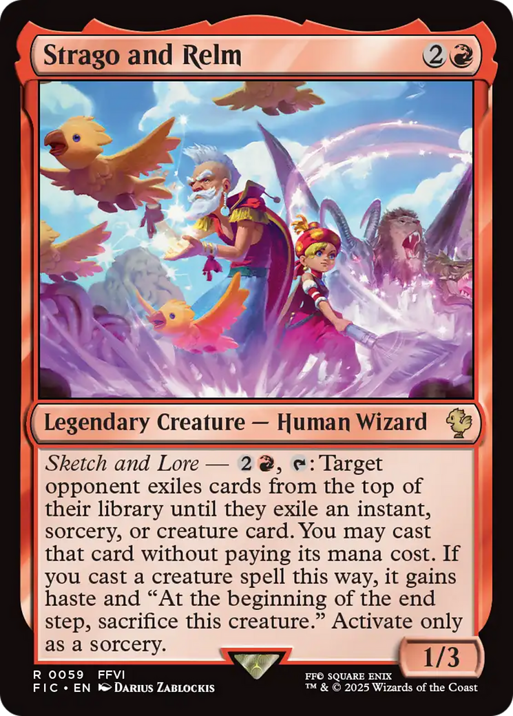 Strago and Relm [FINAL FANTASY Commander] | Jomio and Rueliete's Cards and Comics