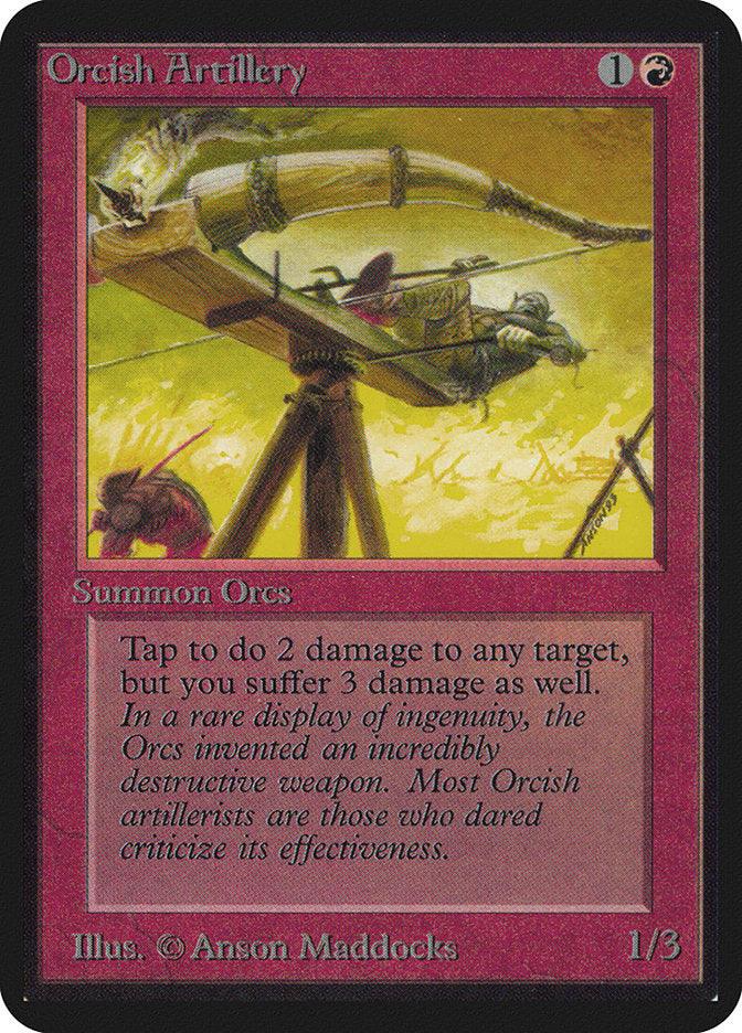 Orcish Artillery [Alpha Edition] | Jomio and Rueliete's Cards and Comics