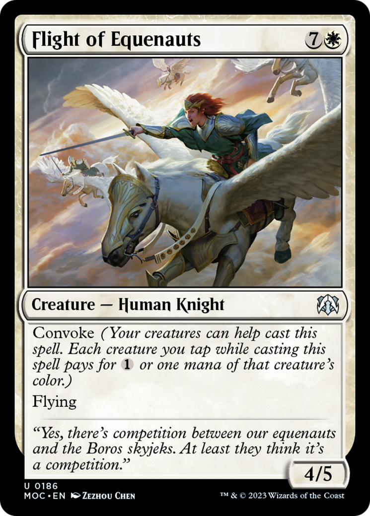 Flight of Equenauts [March of the Machine Commander] | Jomio and Rueliete's Cards and Comics