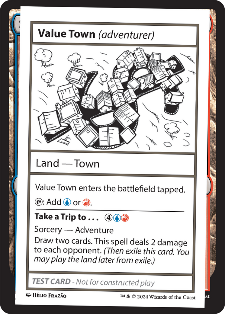 Value Town (adventurer) [Mystery Booster 2 Playtest Cards] | Jomio and Rueliete's Cards and Comics