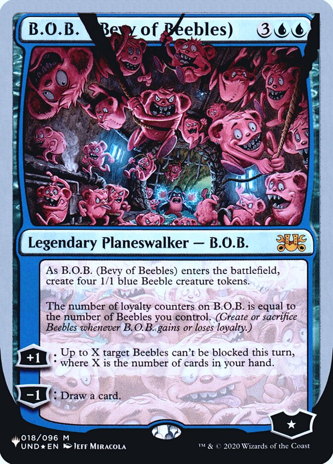 B.O.B. (Bevy of Beebles) (Unfinity Foil Edition) [The List] | Jomio and Rueliete's Cards and Comics