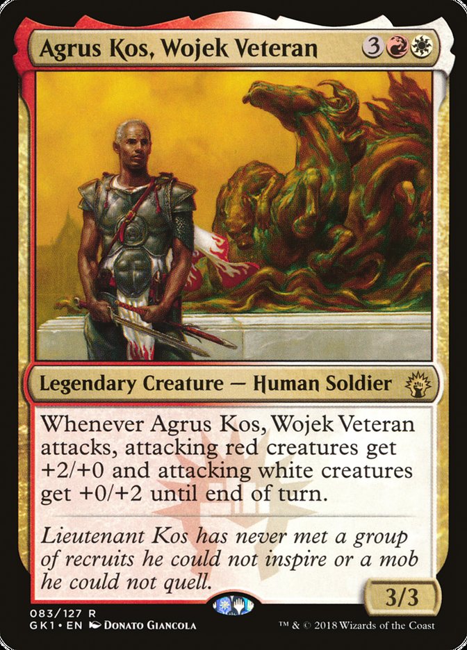 Agrus Kos, Wojek Veteran [Guilds of Ravnica Guild Kit] | Jomio and Rueliete's Cards and Comics