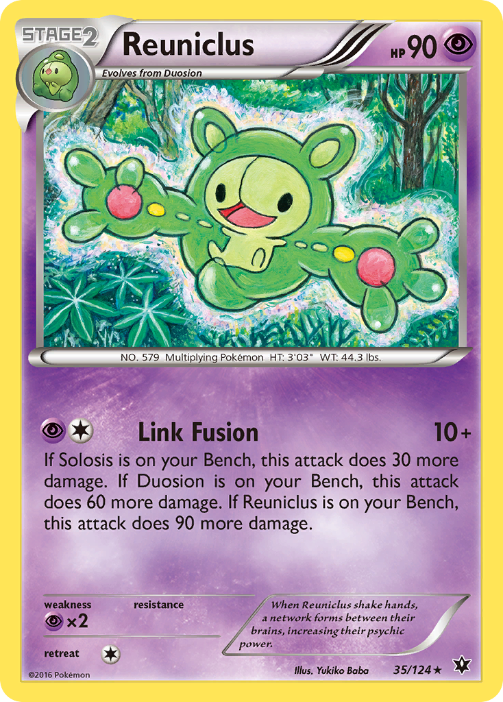 Reuniclus (35/124) [XY: Fates Collide] | Jomio and Rueliete's Cards and Comics