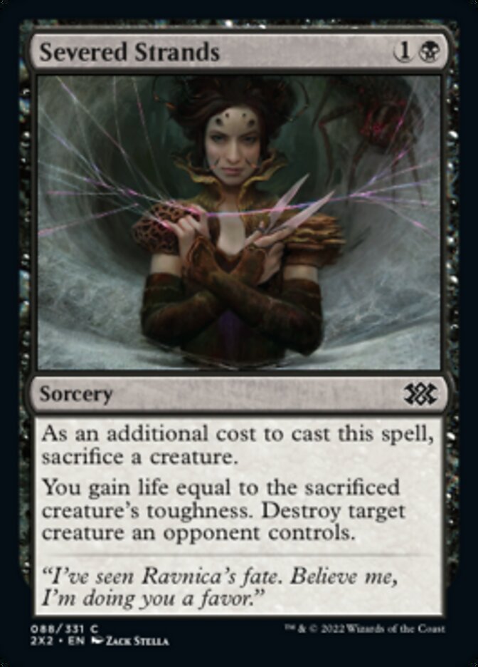 Severed Strands [Double Masters 2022] | Jomio and Rueliete's Cards and Comics