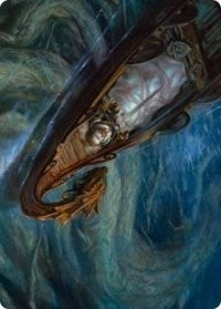 Funeral Longboat Art Card [Kaldheim Art Series] | Jomio and Rueliete's Cards and Comics