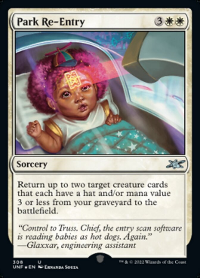 Park Re-Entry (Galaxy Foil) [Unfinity] | Jomio and Rueliete's Cards and Comics