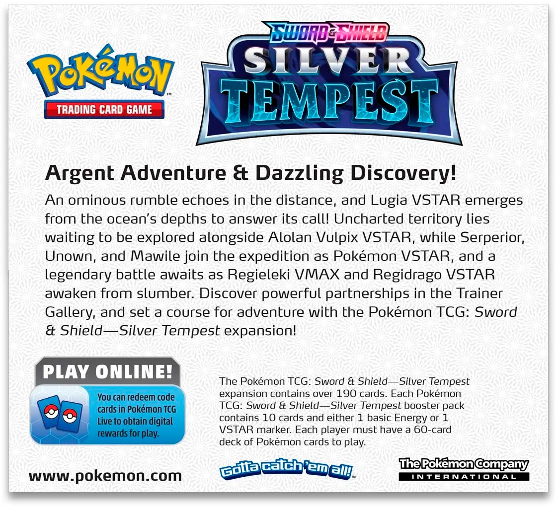Sword & Shield: Silver Tempest - Booster Box | Jomio and Rueliete's Cards and Comics