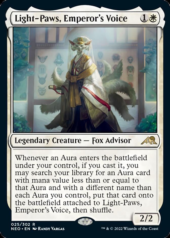 Light-Paws, Emperor's Voice [Kamigawa: Neon Dynasty] | Jomio and Rueliete's Cards and Comics