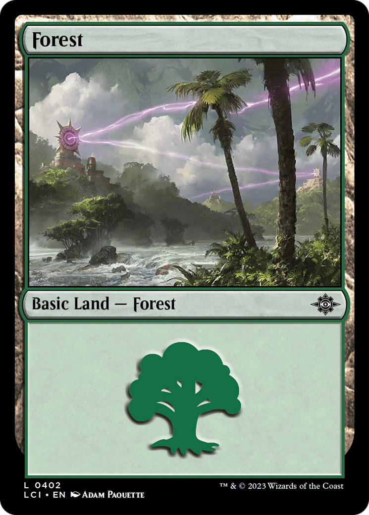 Forest (0402) [The Lost Caverns of Ixalan] | Jomio and Rueliete's Cards and Comics