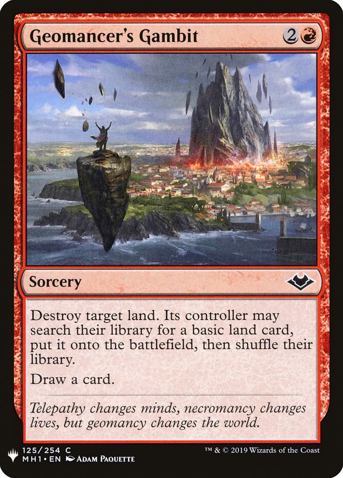Geomancer's Gambit [Mystery Booster] | Jomio and Rueliete's Cards and Comics