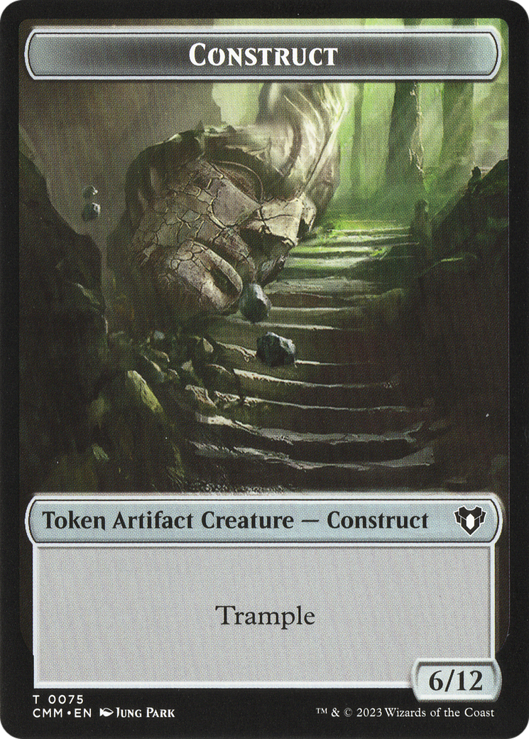 City's Blessing // Construct (0075) Double-Sided Token [Commander Masters Tokens] | Jomio and Rueliete's Cards and Comics