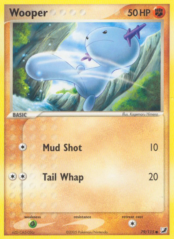 Wooper (79/115) [EX: Unseen Forces] | Jomio and Rueliete's Cards and Comics