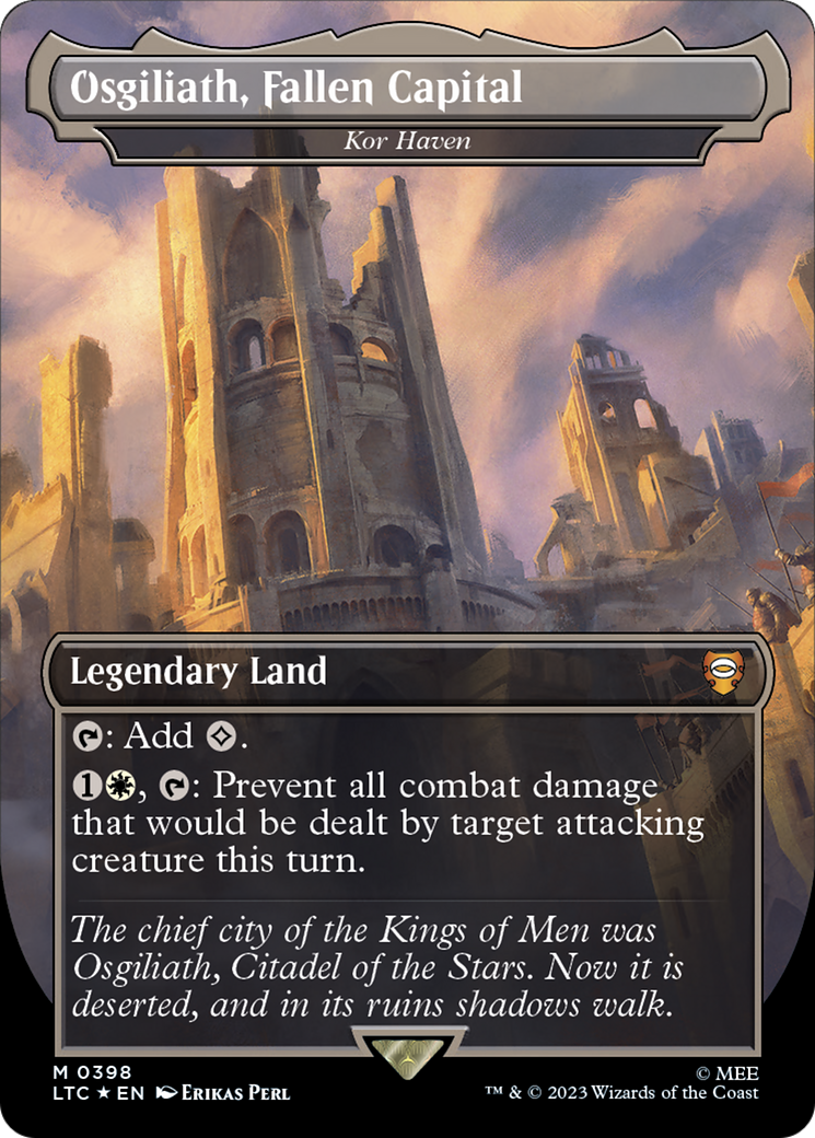 Osgiliath, Fallen Capital - Kor Haven (Surge Foil Realms and Relics) [The Lord of the Rings: Tales of Middle-Earth Commander] | Jomio and Rueliete's Cards and Comics